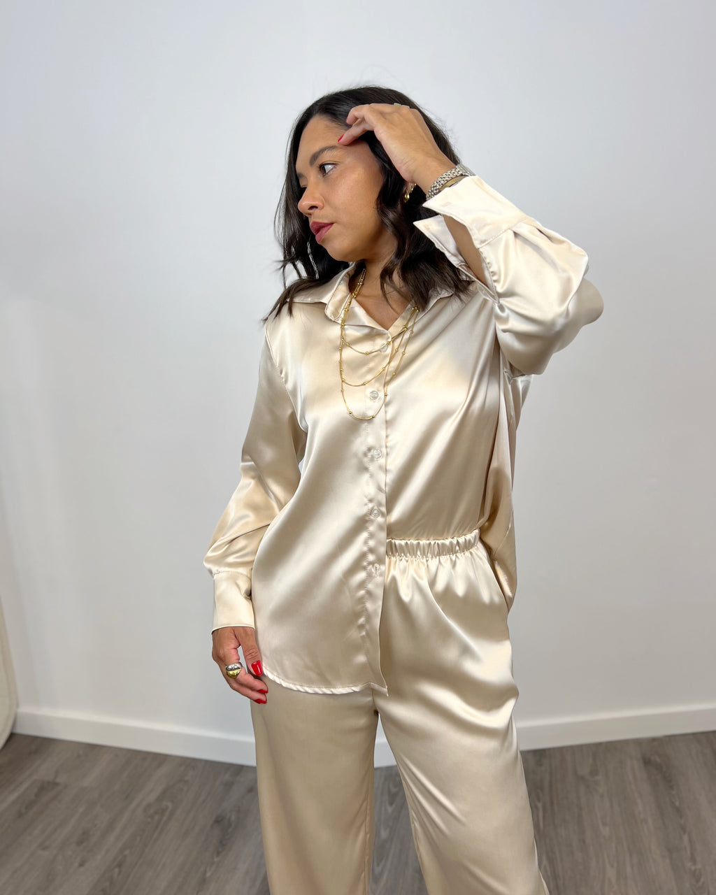 Blusa Paris beige