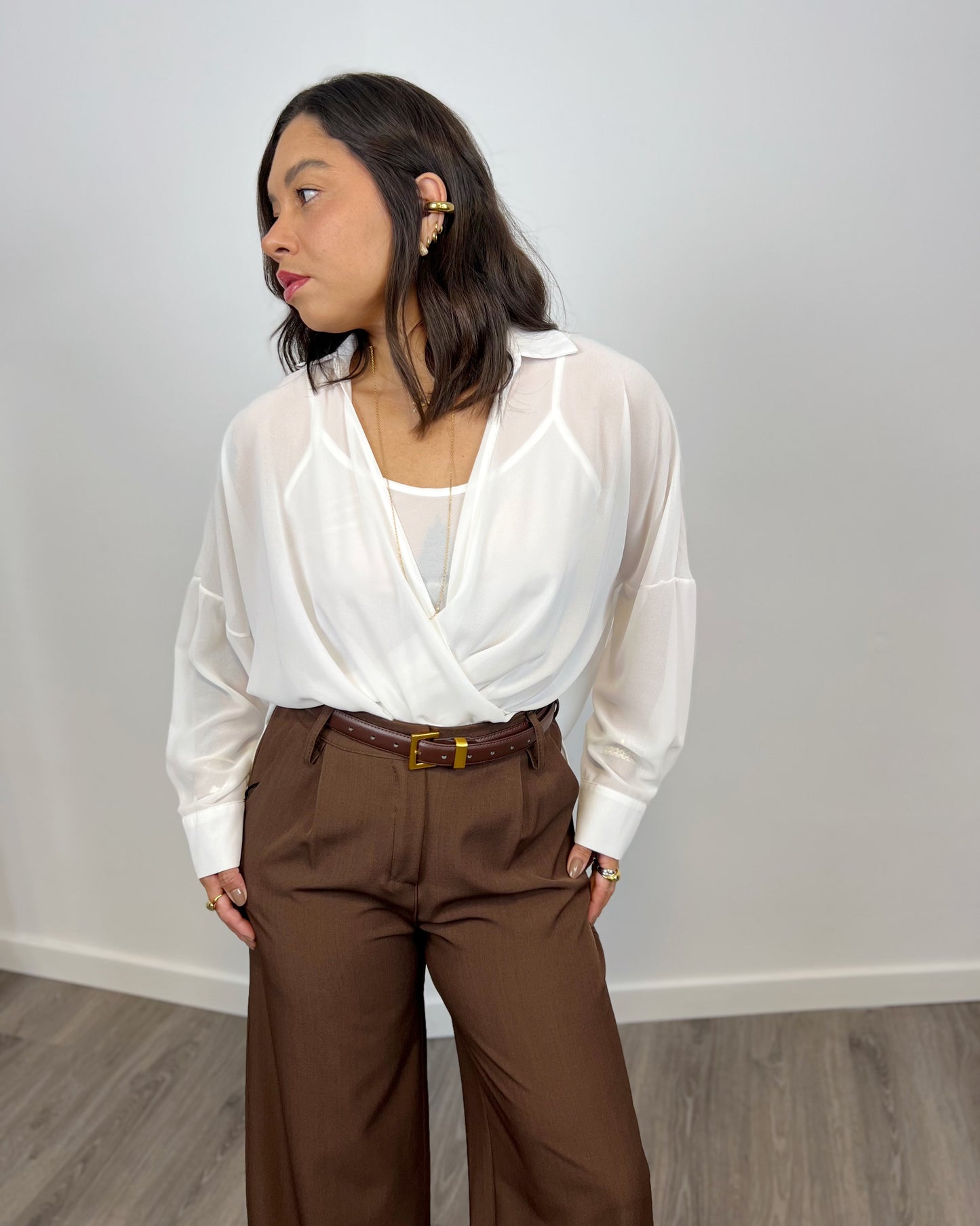 Blusa Londres  Blanco