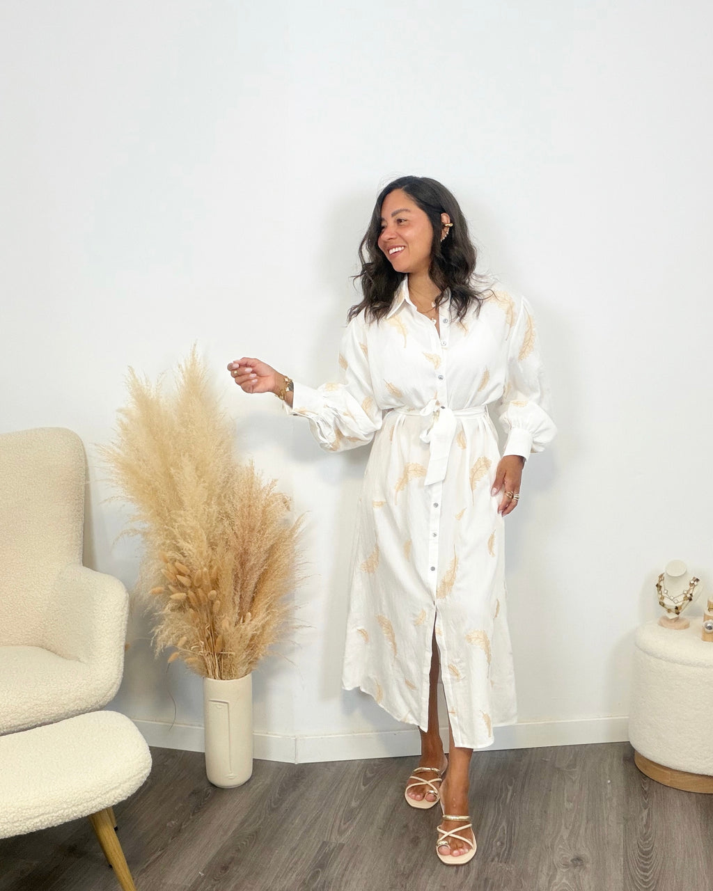VESTIDO DEIÀ BLANCO BORDADO