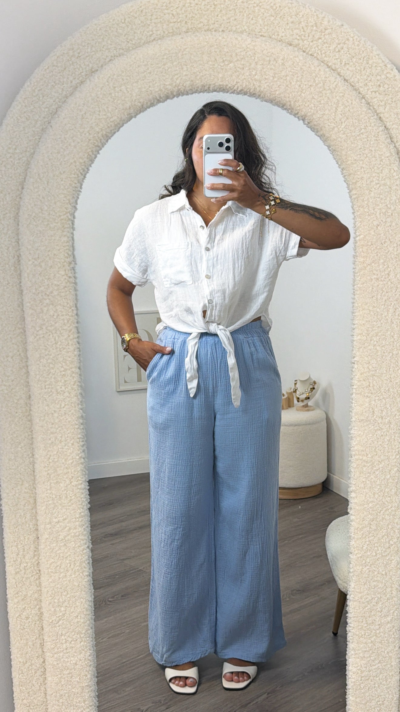 PANTALÓN IBIZA AZUL