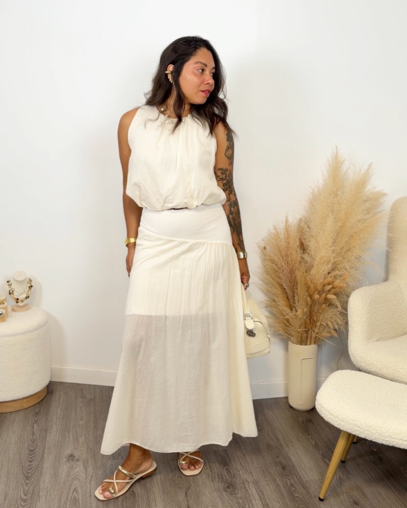 CONJUNTO PERLA BEIGE