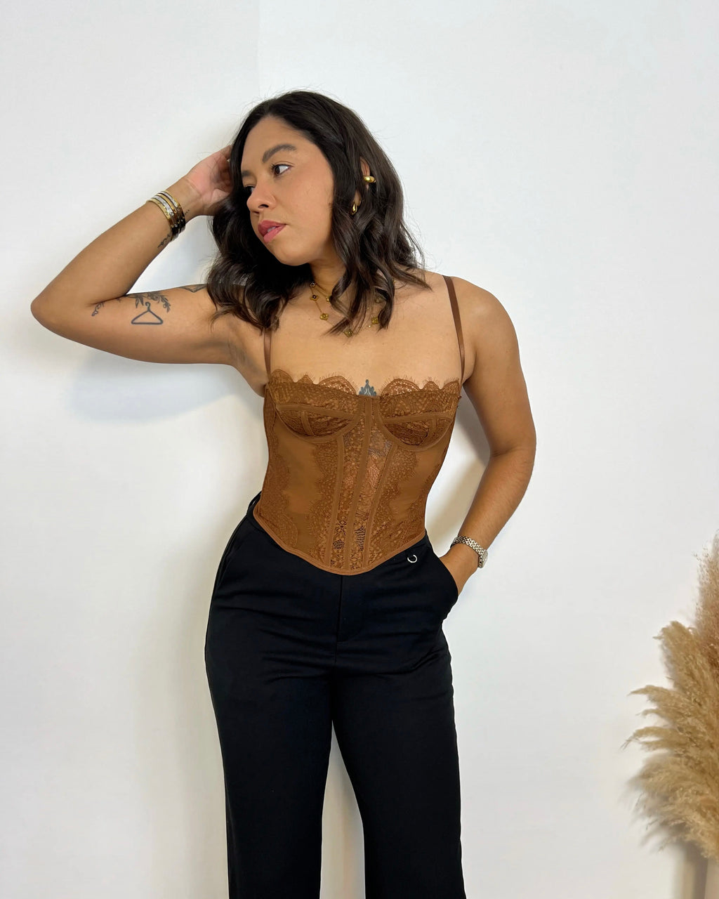 Corsé Lua Marrón