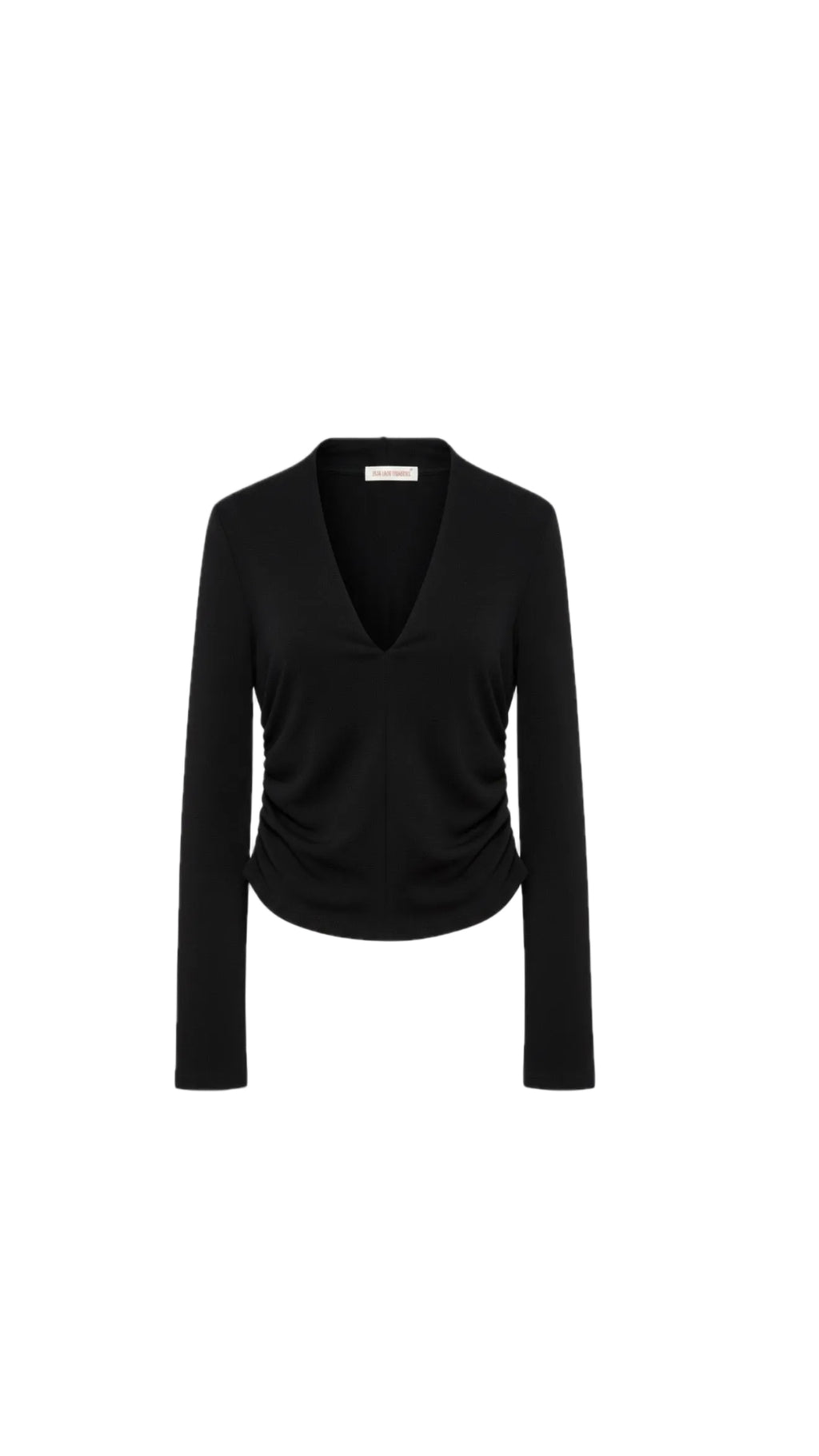 Top Escote V Negro