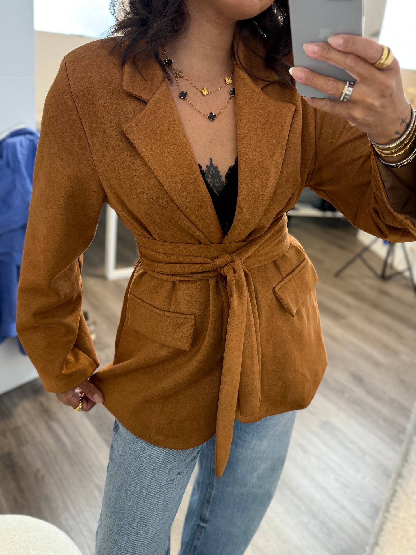 Blazer Antelina Beige