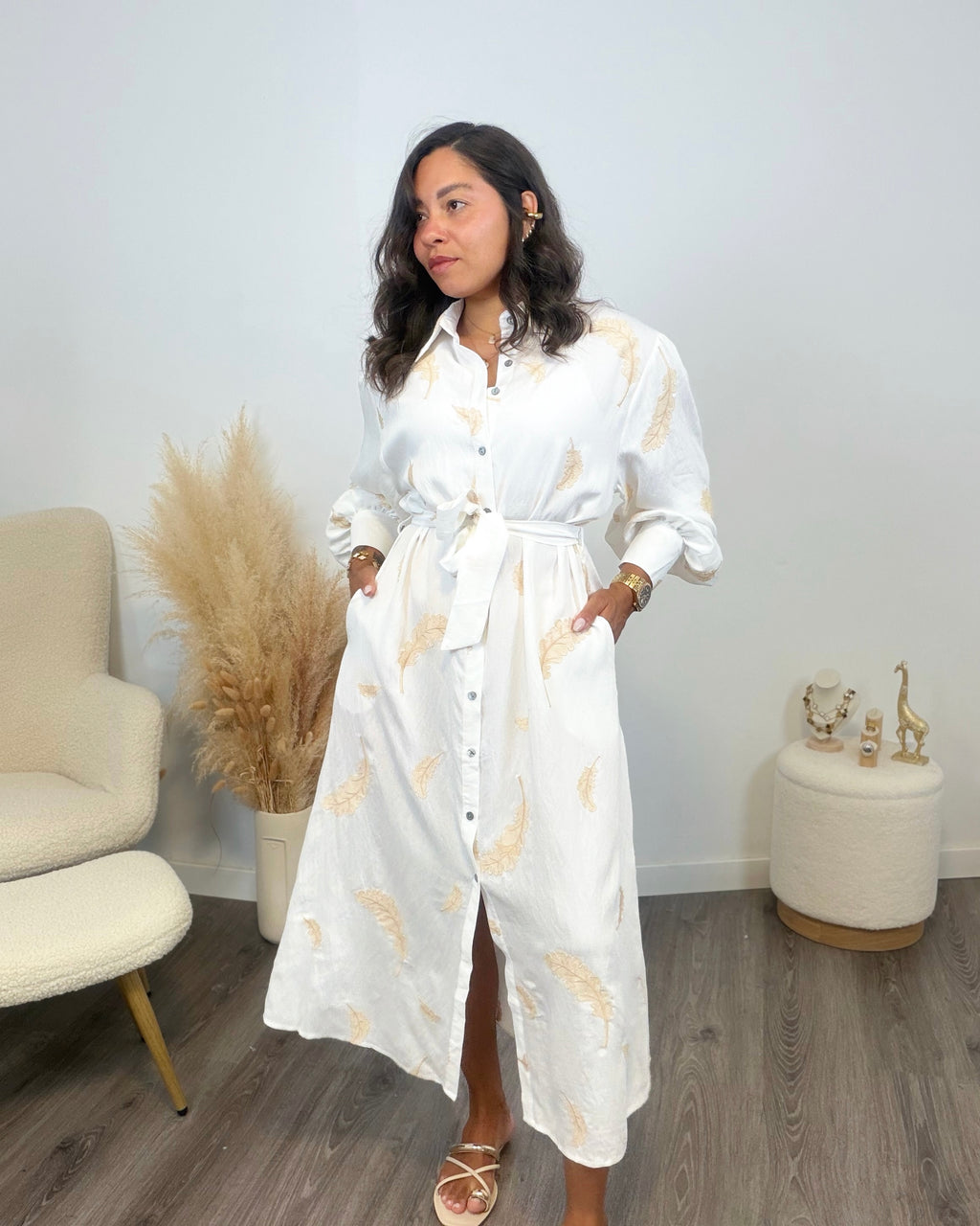 VESTIDO DEIÀ BLANCO BORDADO