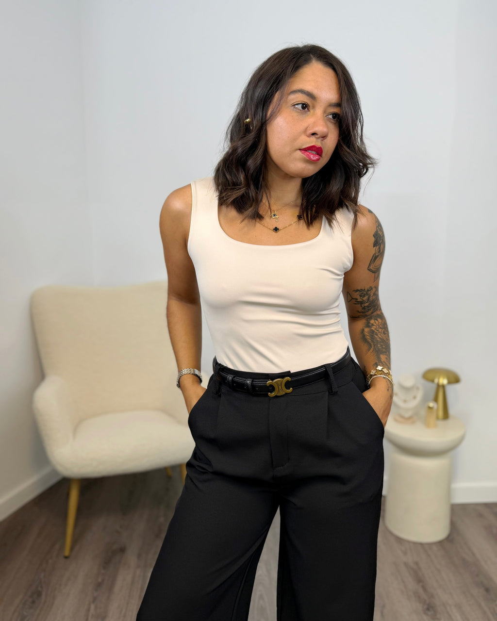Top Basic Beige
