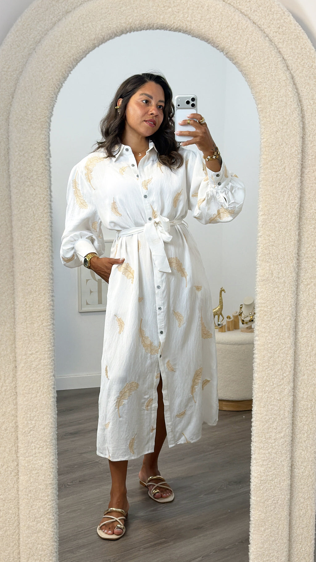 VESTIDO DEIÀ BLANCO BORDADO