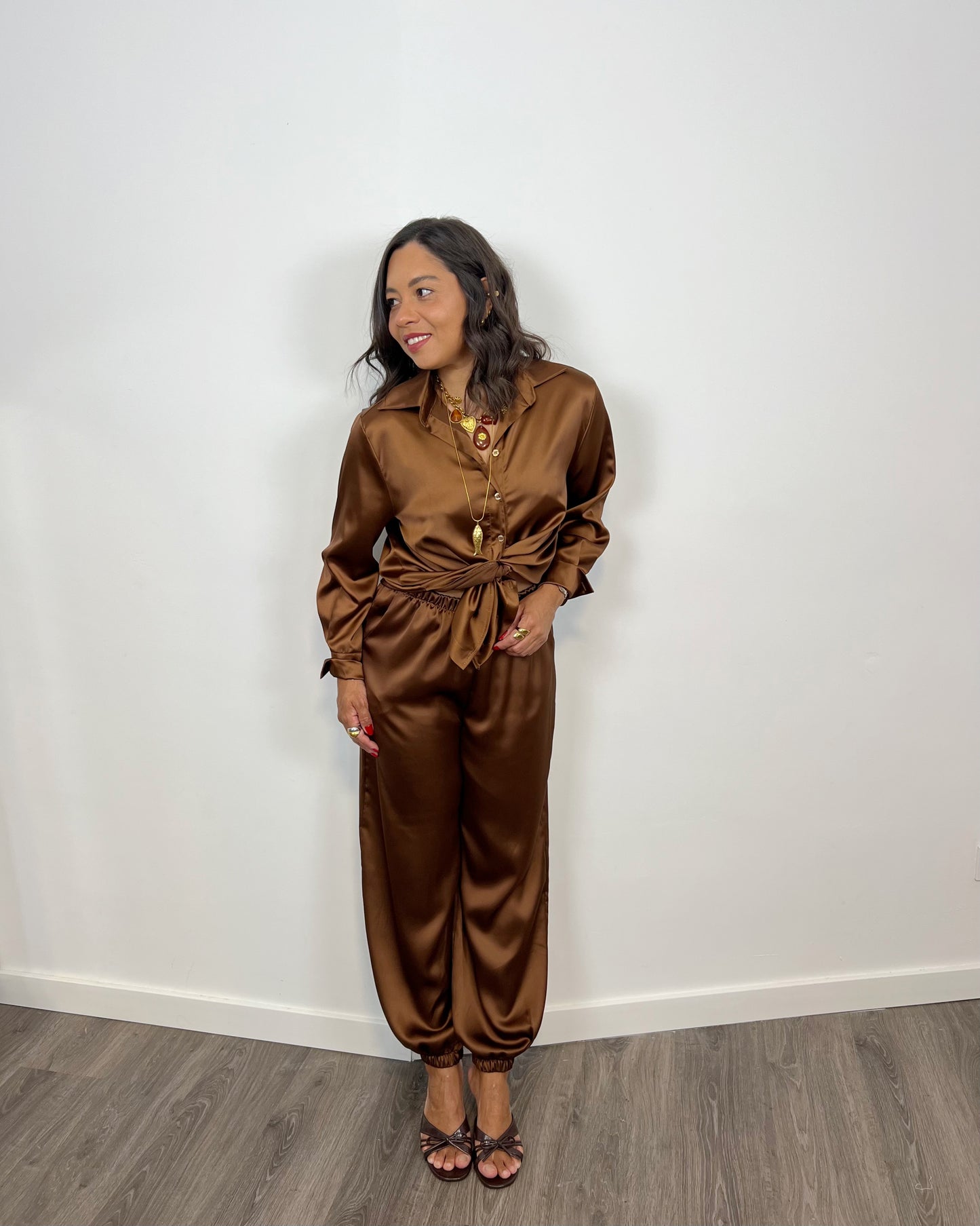 Pantalón Jasmine  Marrón