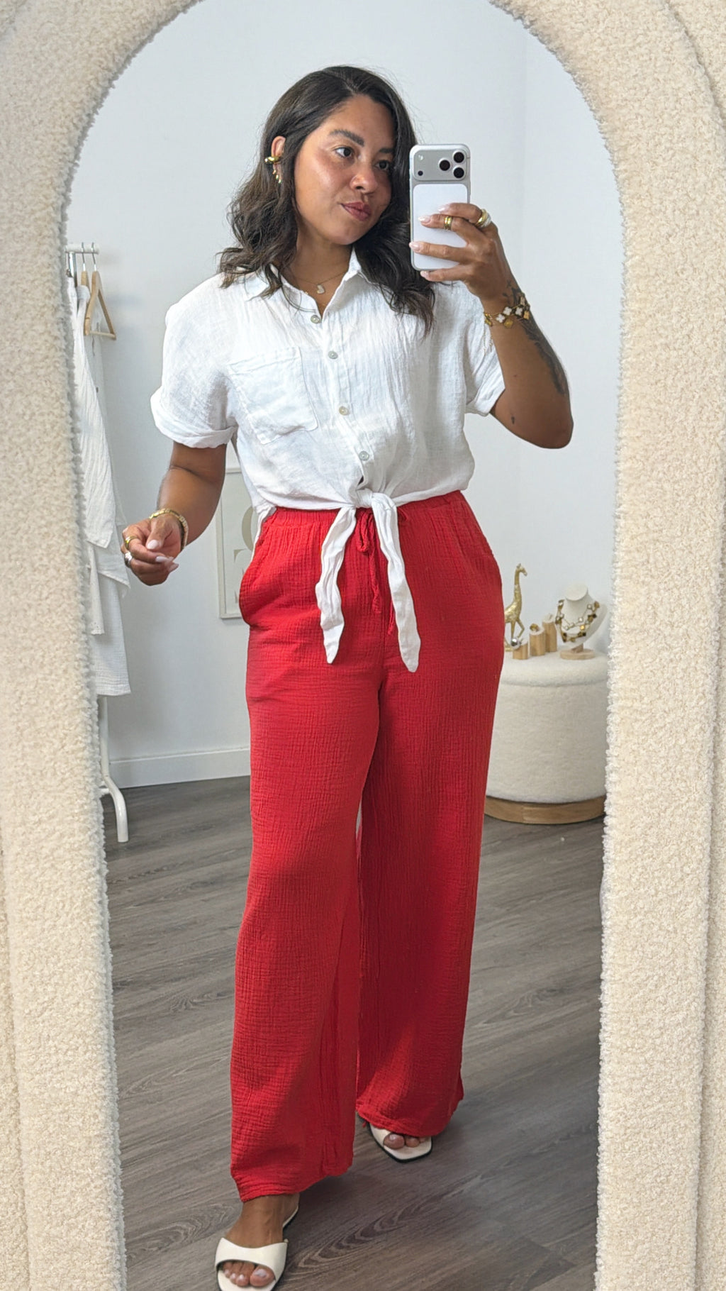 PANTALÓN IBIZA ROJO