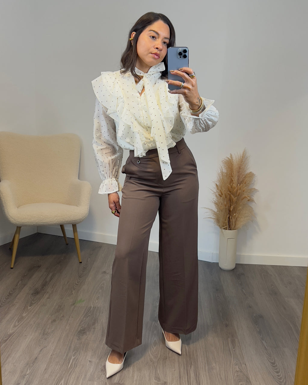 Blusa Volantes Elegance