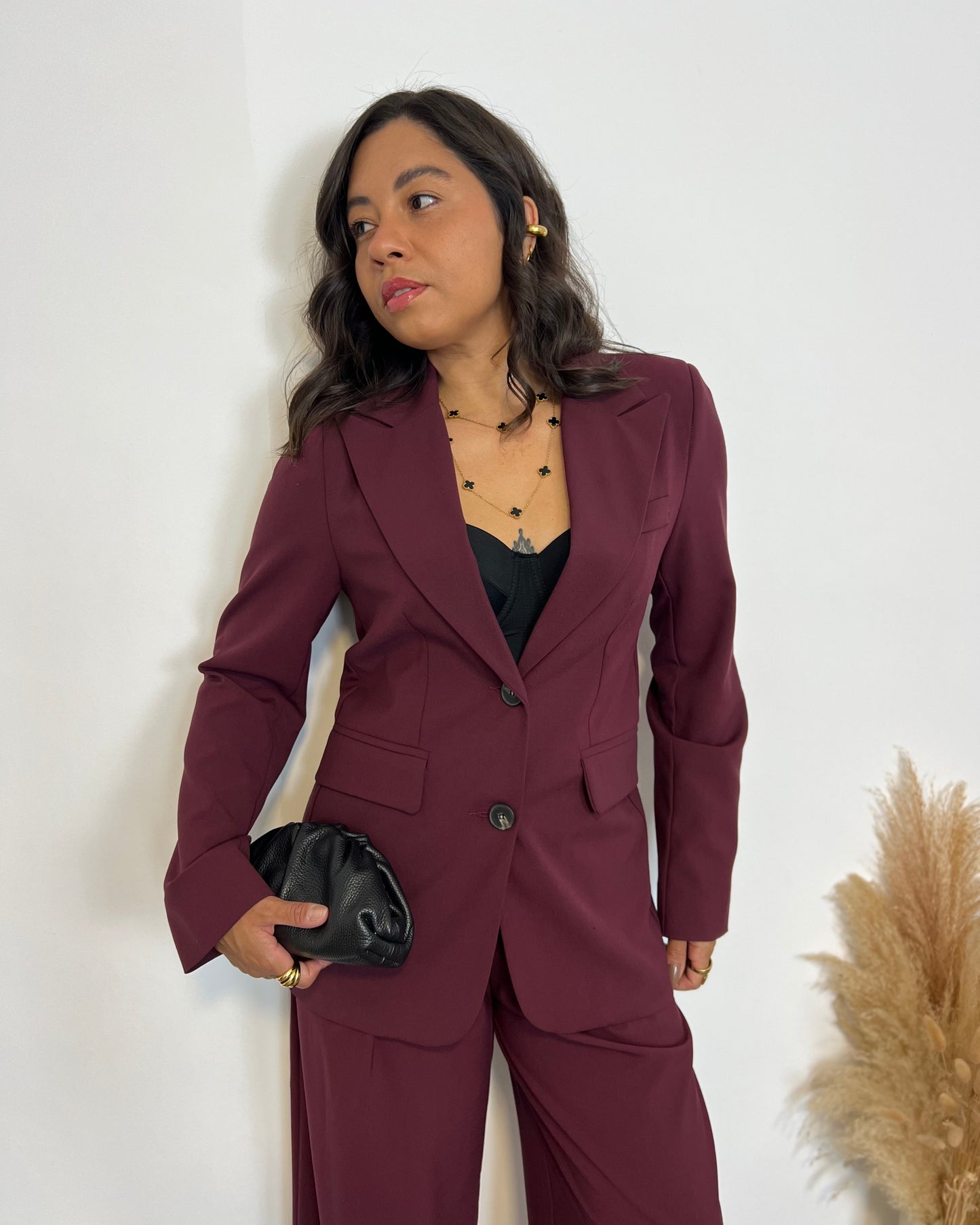 BLAZER BOSS BURDEOS LUMINA