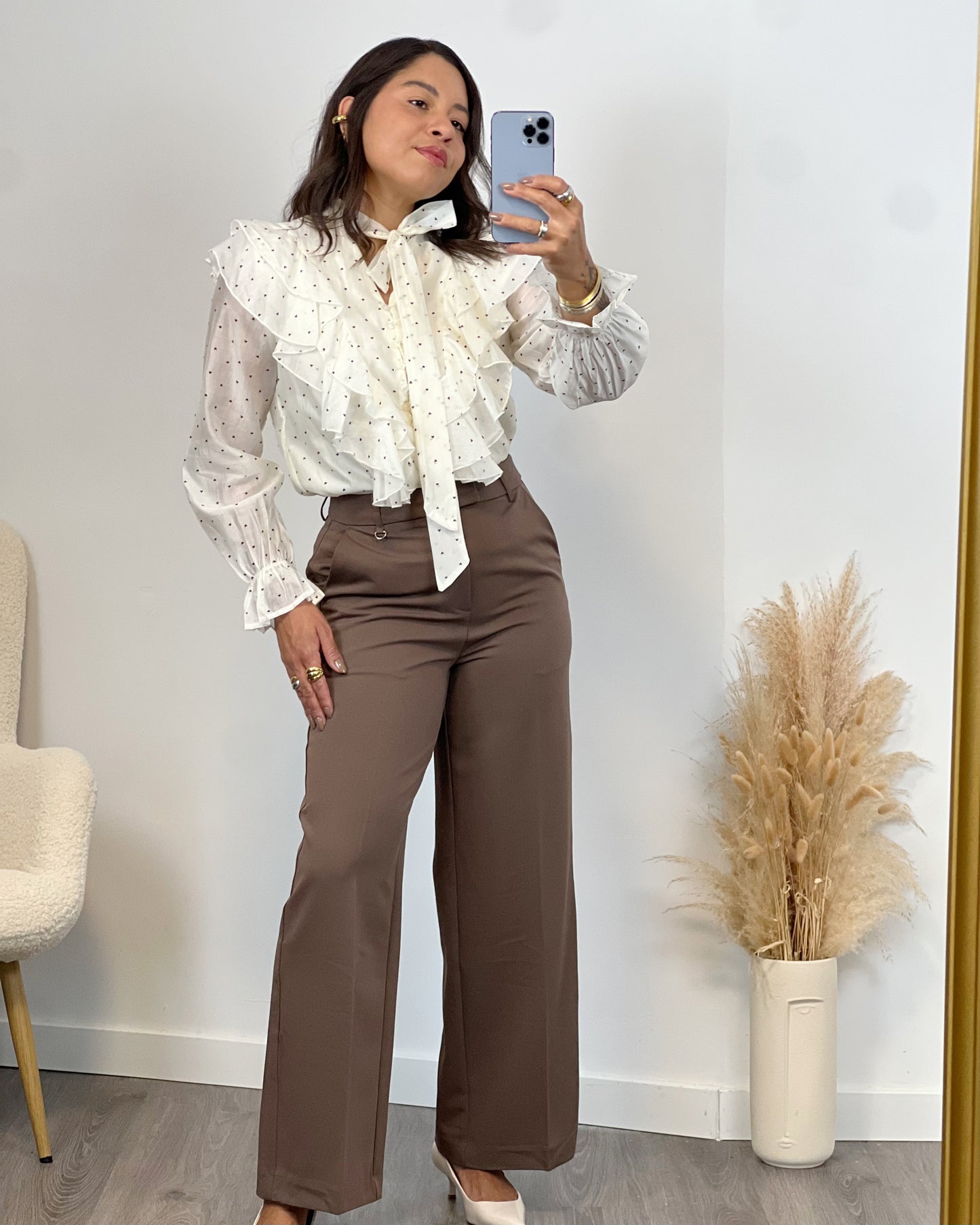 Blusa Volantes Elegance