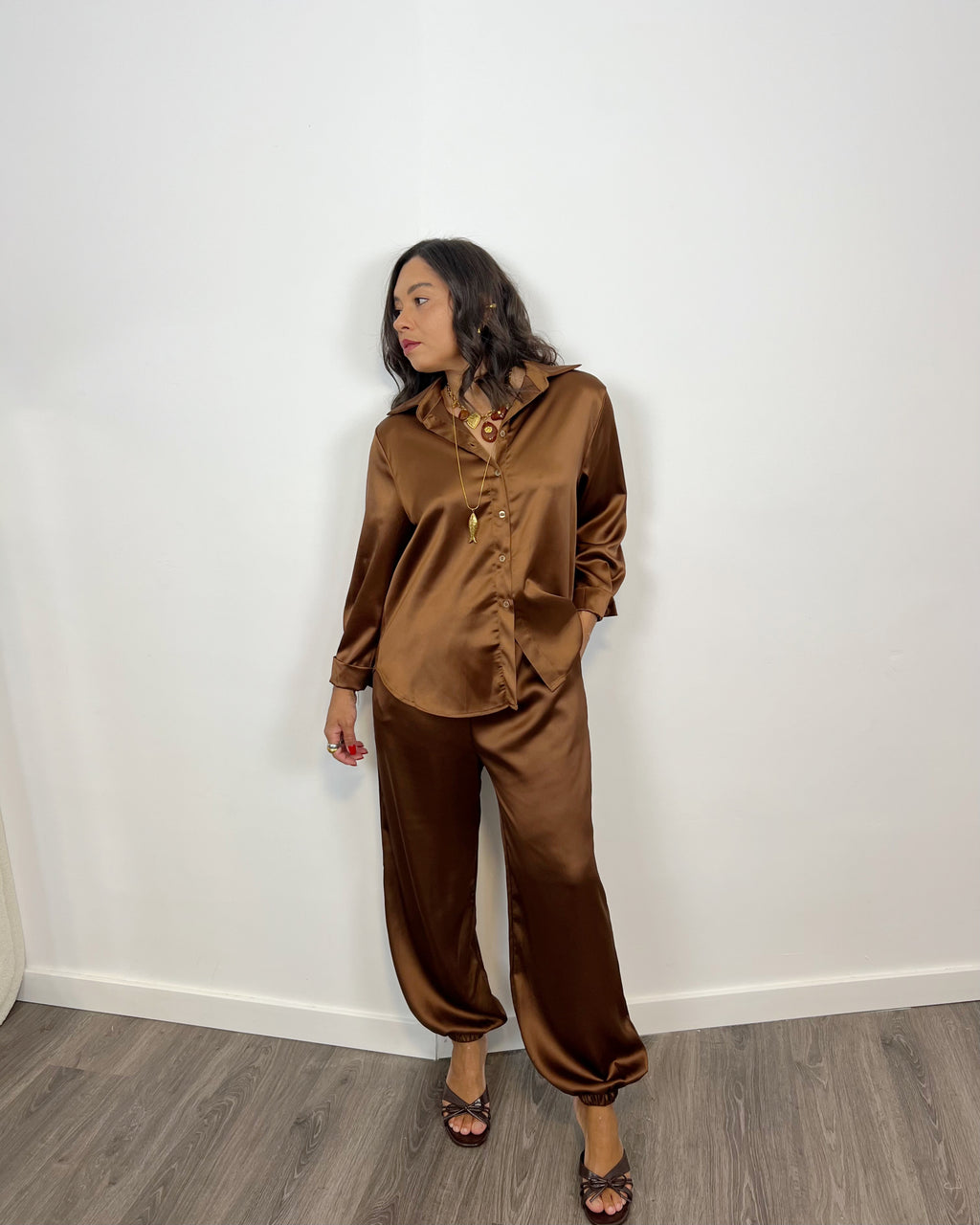 Pantalón Jasmine  Marrón