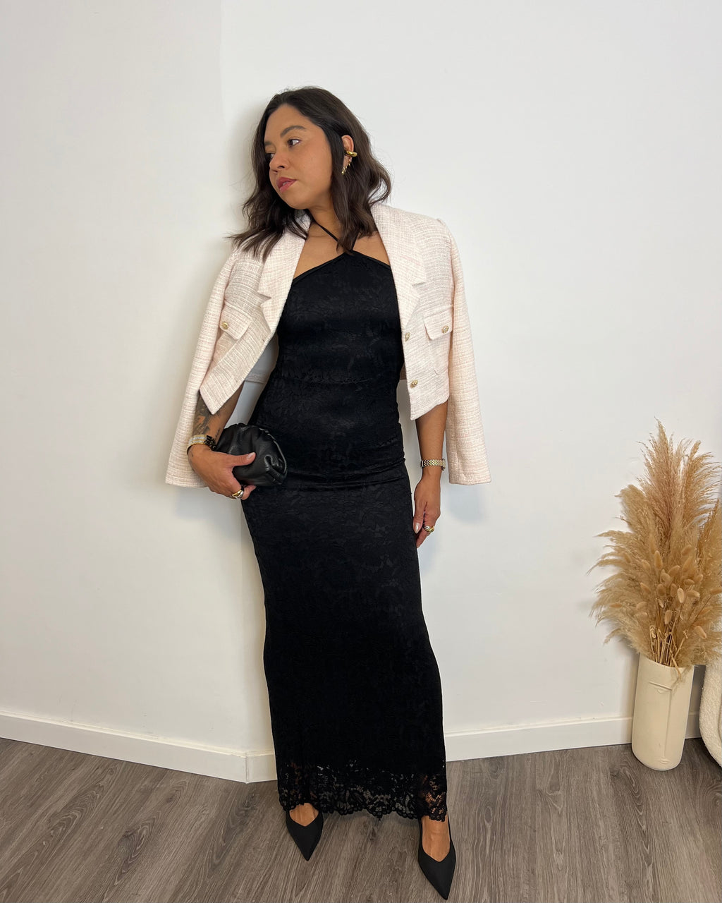 Vestido Encaje Largo