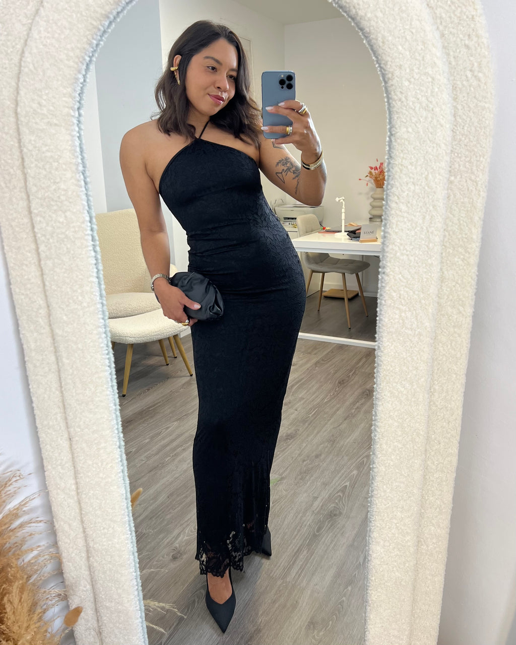 Vestido Encaje Largo