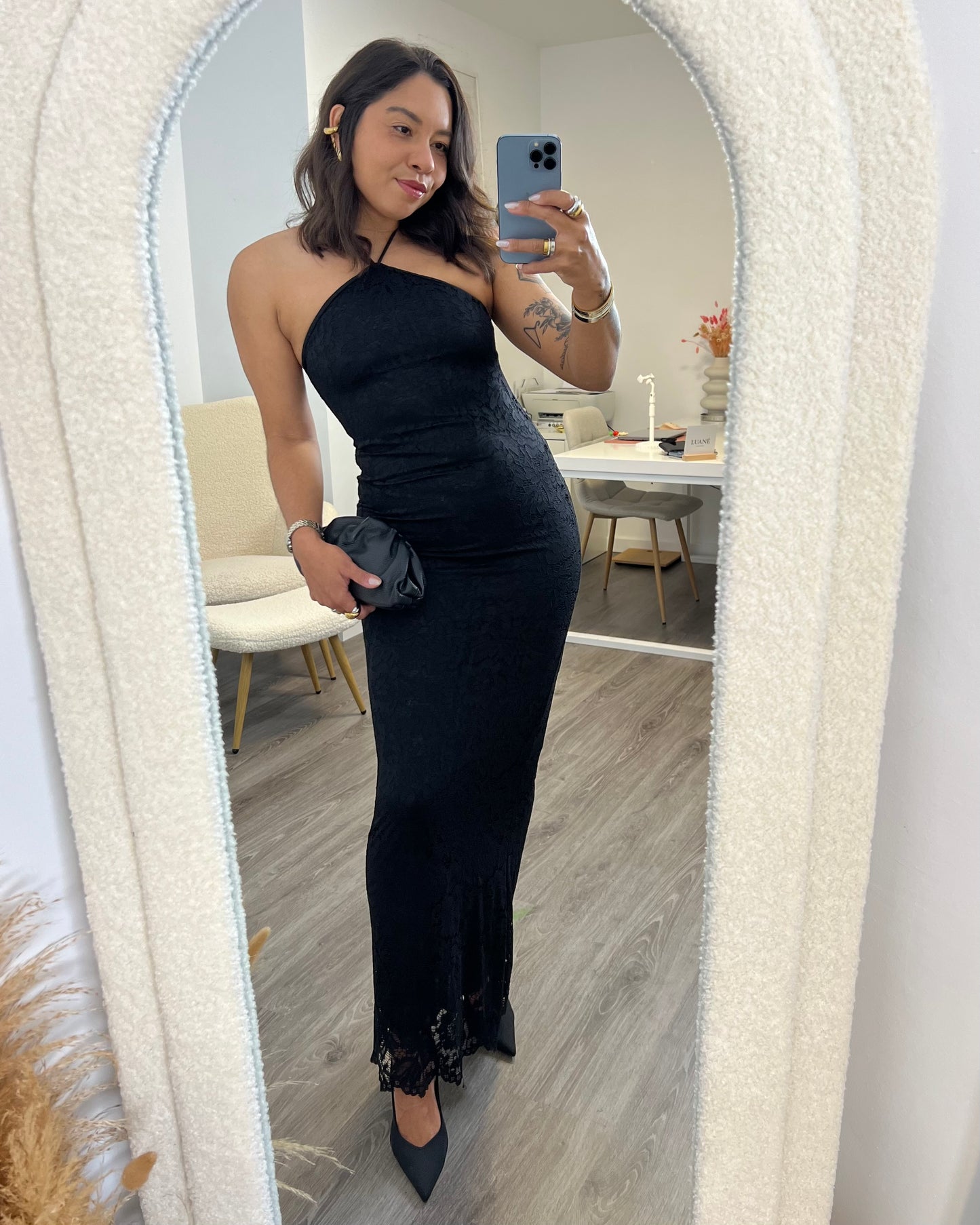 Vestido Encaje Largo