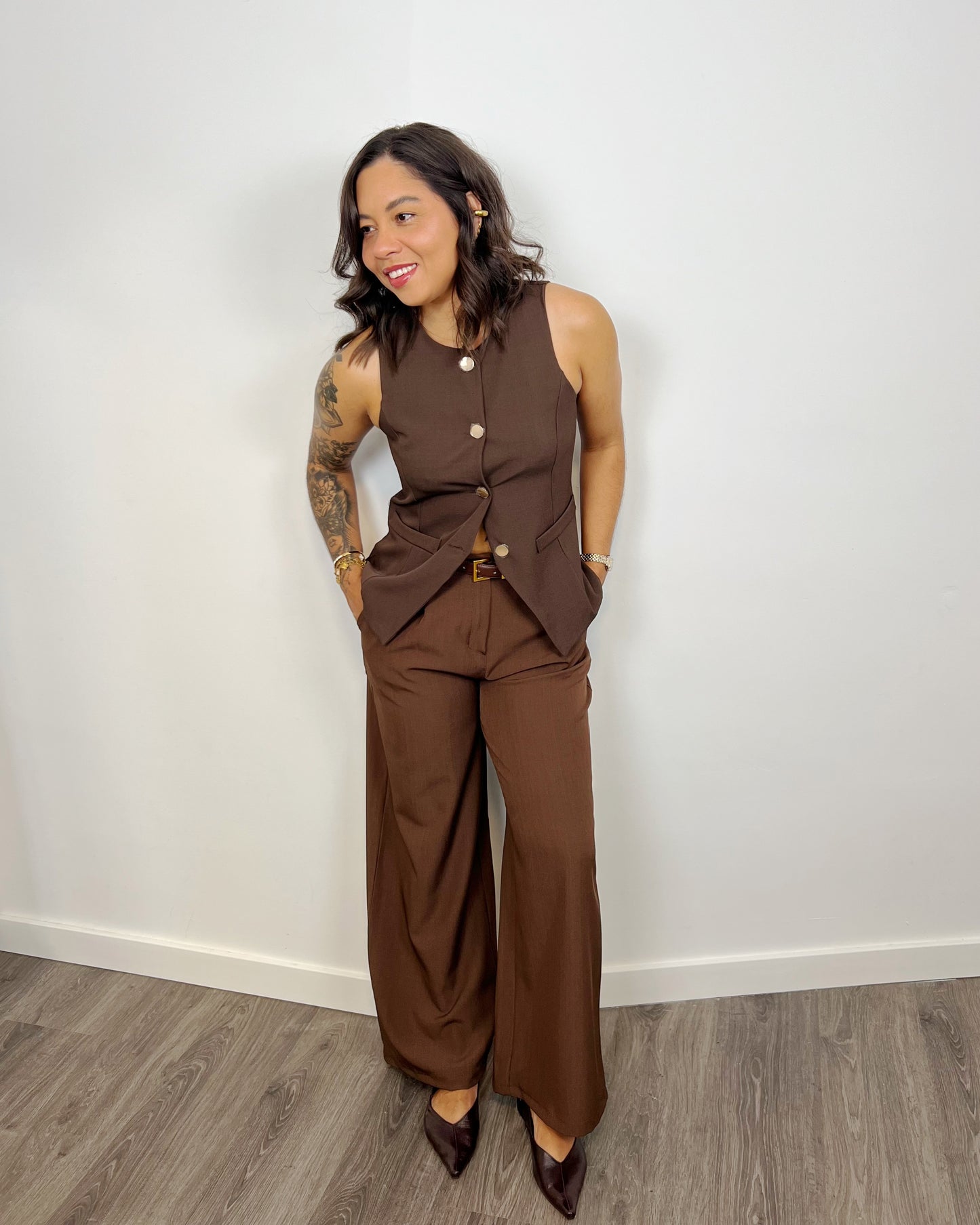 Chaleco Fénix Marrón