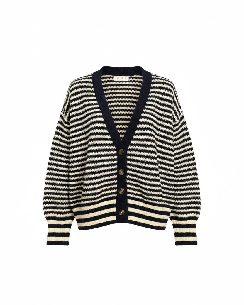 Cárdigan Escocia azul marino