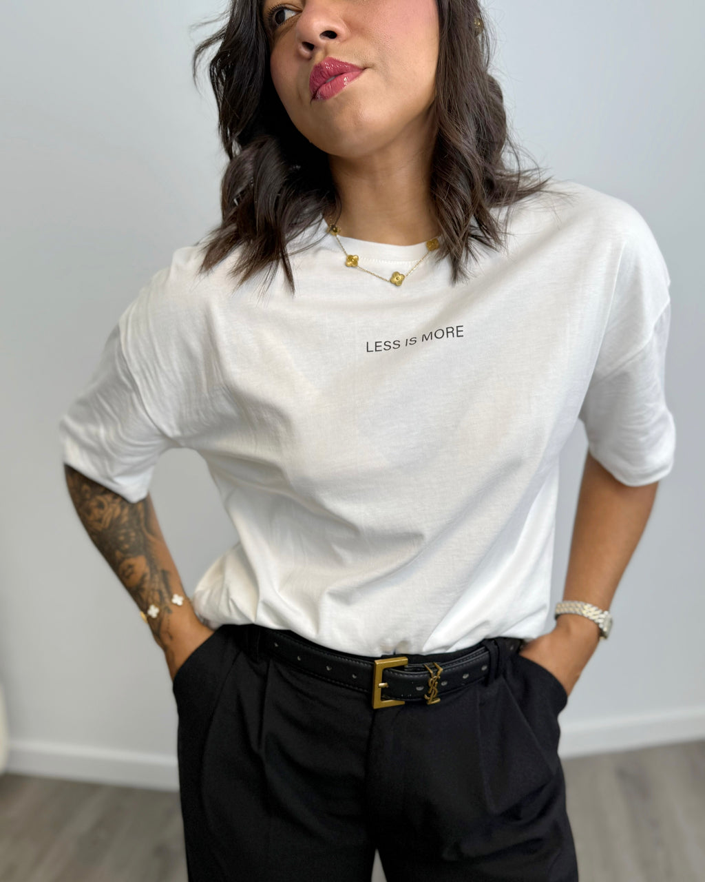 Camiseta Menos es más
