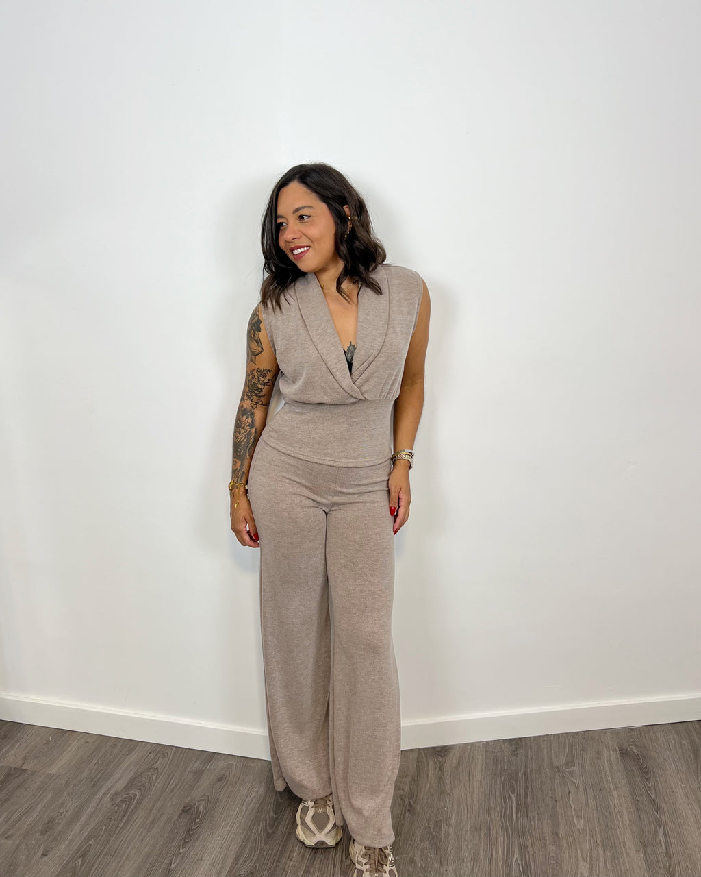 Conjunto Luané Taupe