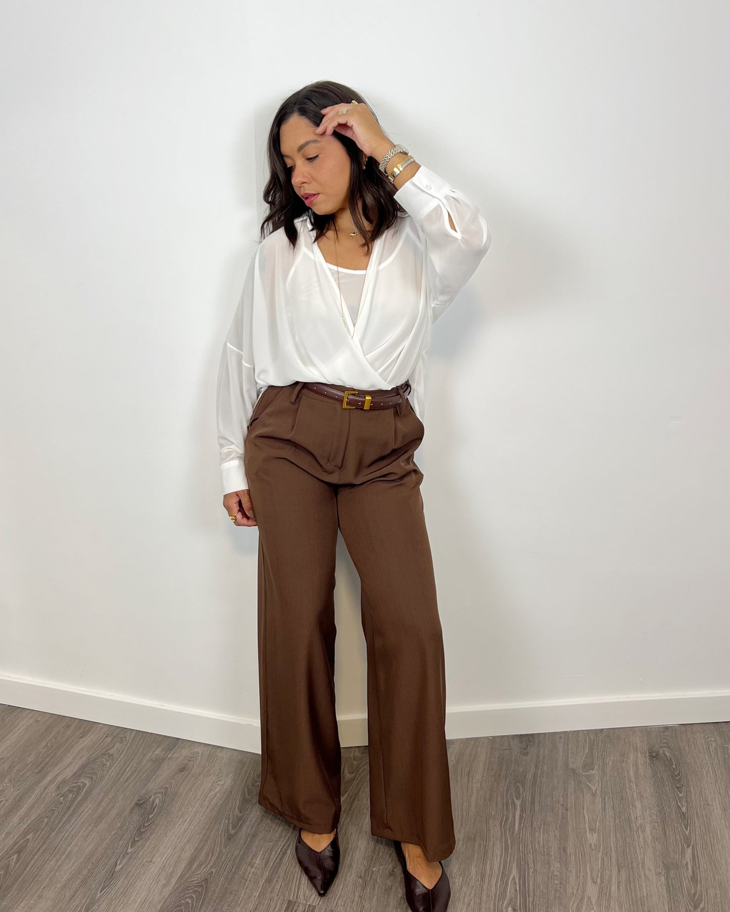 Blusa Londres  Blanco