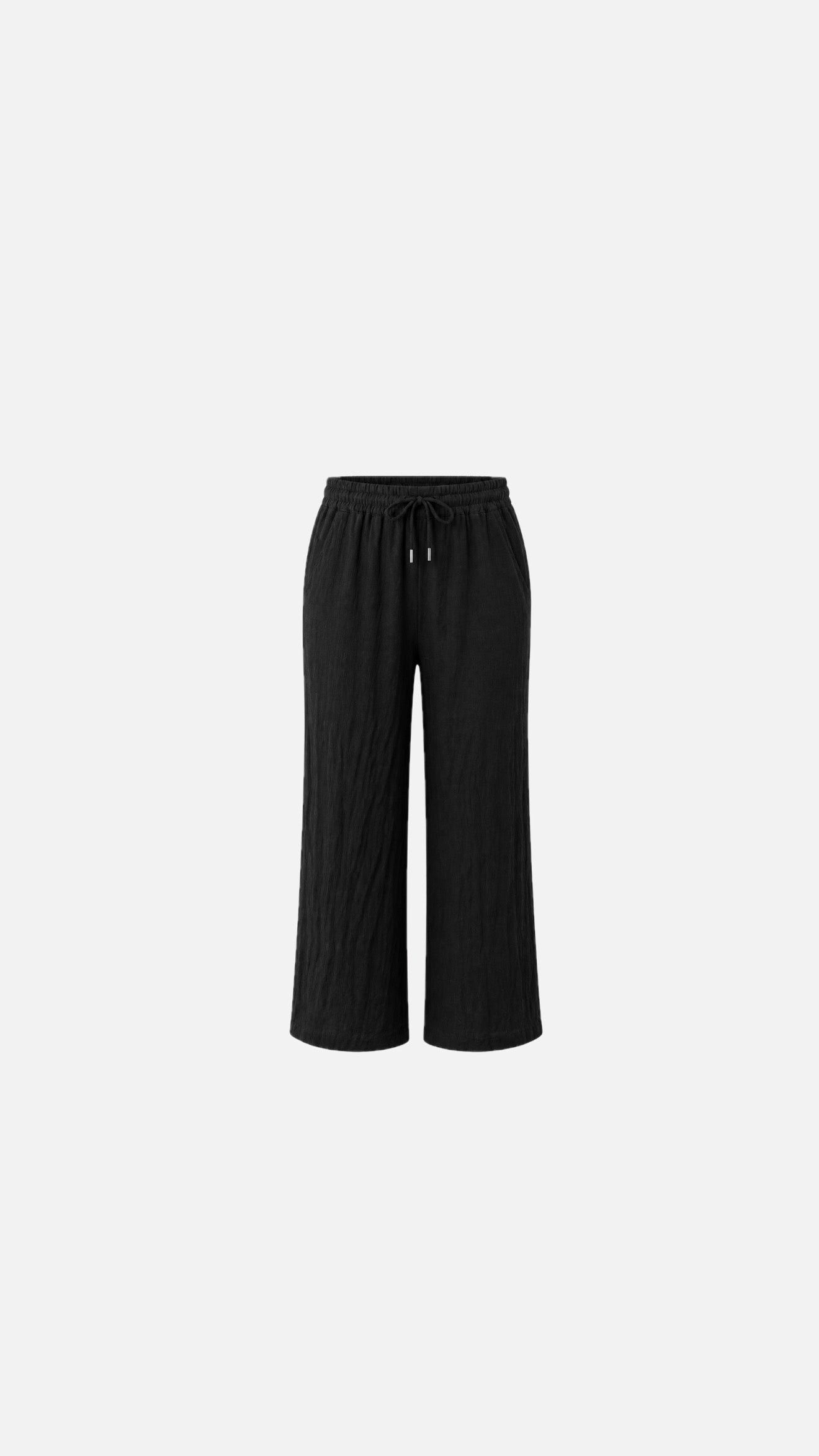 PANTALÓN 100% LINO NEGRO