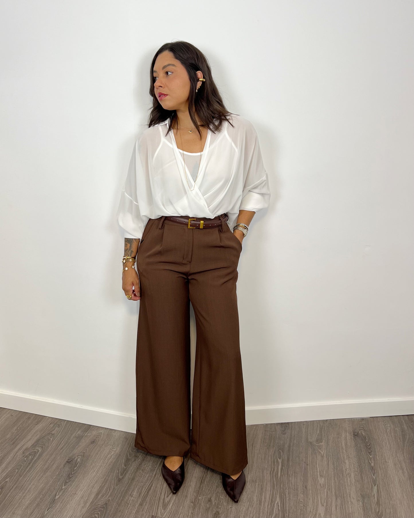 Blusa Londres  Blanco