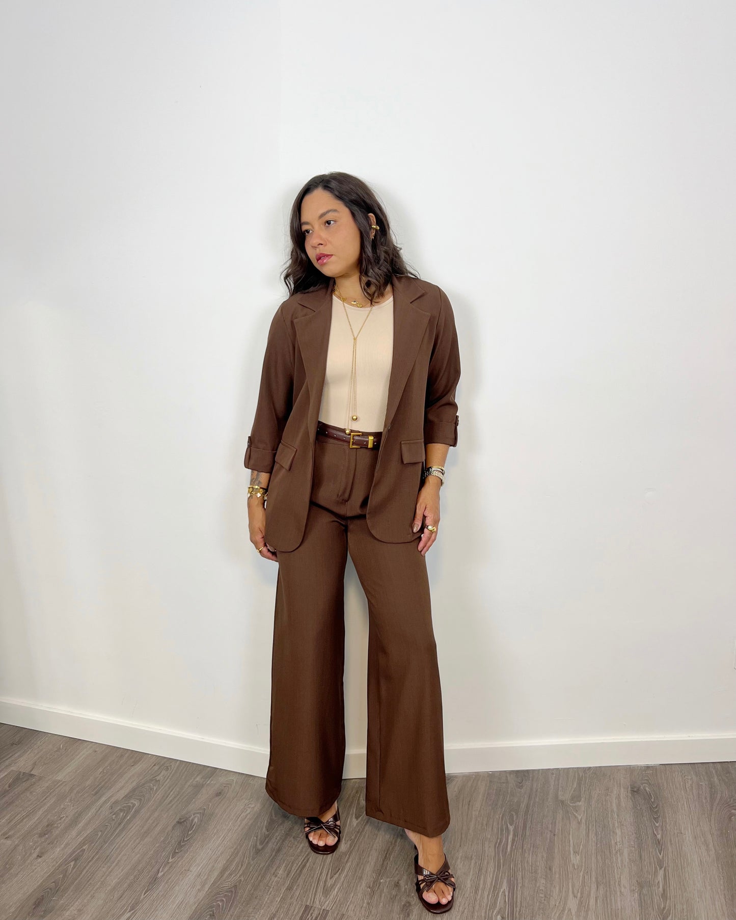 Americana Fénix Marrón